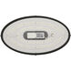 EnviroLite LED 24 inch Matte Black Flush Mount Ceiling Light